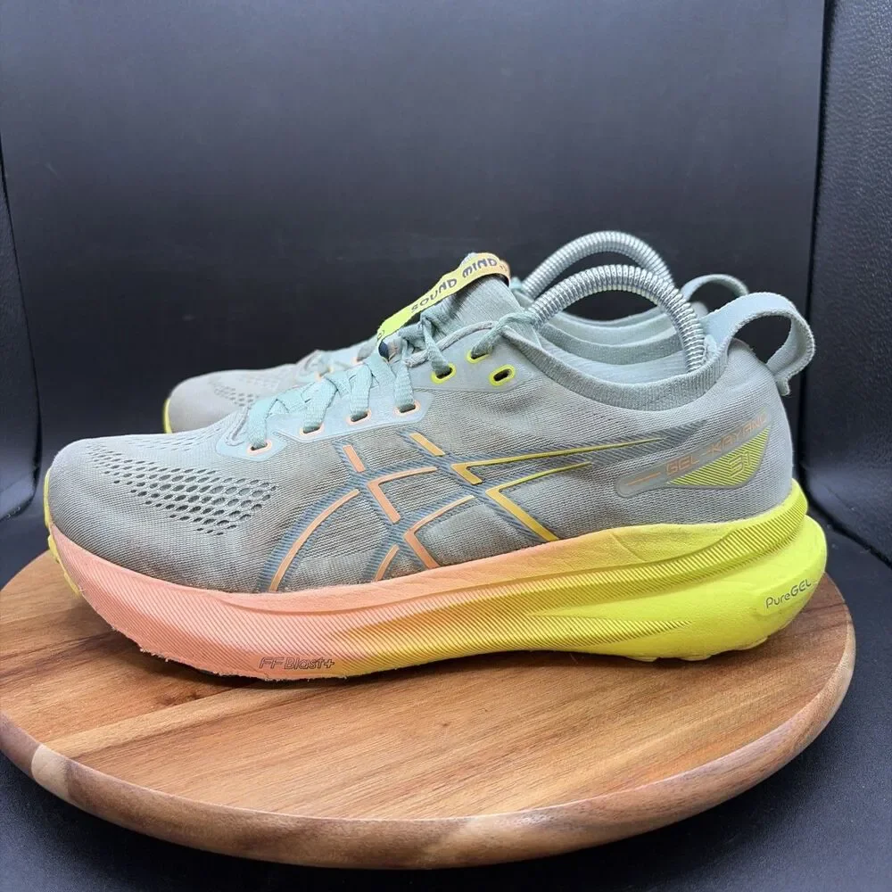 Asics Gel-Kayano 31 Women's Size 9 Running Shoes Green Sneakers 1012B744